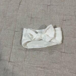 White Bow Headband for Kids